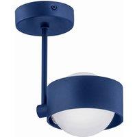 Argon Mado ceiling light in steel, blue, 1-bulb