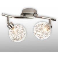 Brilliant 2-bulb ceiling light Joya