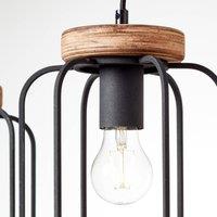 Brilliant Tosh hanging light, three-bulb, linear