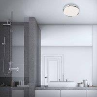 Briloner Acorus LED ceiling light, IP44, star decor, 28 cm