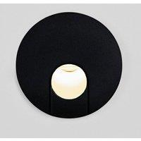 BRUMBERG Wall Kit68, recessed, round, black