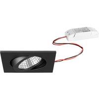 BRUMBERG recessed IP65 angular switchable titanium