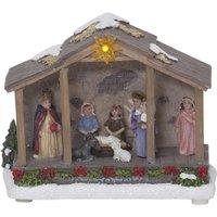 STAR TRADING Nativity LED decorative light, battery, 19 cm