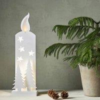 STAR TRADING Grandy LED decorative light, candle and fir trees, 50 cm