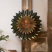 STAR TRADING Crystal decorative star paper no socket green