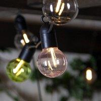 STAR TRADING Fiesta LED string lights, battery, colourful