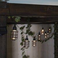 STAR TRADING LED solar string lights Cage, 8-bulb