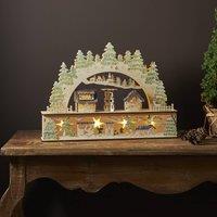 STAR TRADING Bamberg Forest LED candle arch, battery