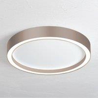 Bopp Aura LED ceiling light 30cm white/taupe