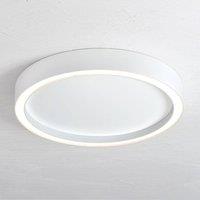 Bopp Aura LED ceiling lamp 40cm white/white