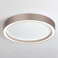 Bopp Aura LED ceiling lamp 40cm white/taupe