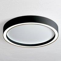 Bopp Aura LED ceiling light 55cm white/black
