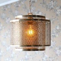 By Rydns Hermine pendant light, brass