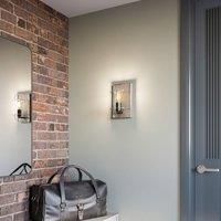 Envostar Neptuna wall light, pine/metal, 1-bulb