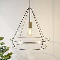 Envostar Open hanging light with metal shade, angular