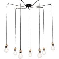 Envostar Merlo hanging light decentralised 7-bulb
