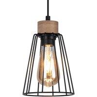 Envostar Dorvi hanging light, oiled oak, 1-bulb