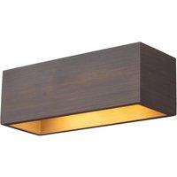 Envostar Kubiko wall light, grey pine