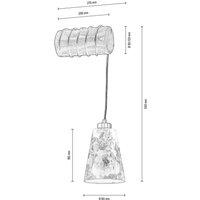 BRITOP Flarino wall light, pine wood, 1-bulb