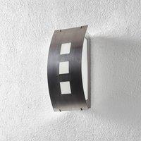 CMD Toma outdoor wall light in stainless steel