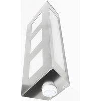 CMD Trilo outdoor wall lamp made of stainless steel with sensor
