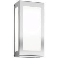 CMD Kina LED outdoor wall light, stainless steel, glass, 2700K