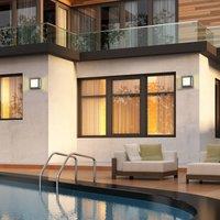 CMD Square outdoor wall light Aqua Legendo Mini, anthr