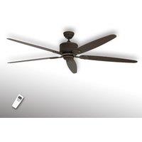 CasaFan Five-blade ceiling fan Eco Elements brown