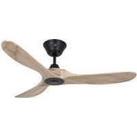 CasaFan Eco Genuino ceiling fan 122 cm black/light wood