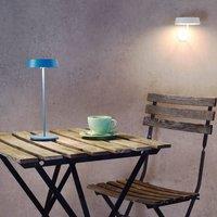Deko-Light Miram LED table lamp, battery, dimmable, blue