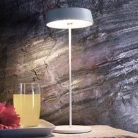 Deko-Light Miram LED table lamp, battery, dimmable, white