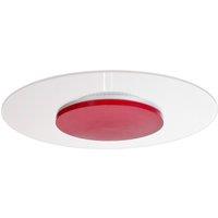 Deko-Light Zaniah LED ceiling light, 360 light, 24W, red