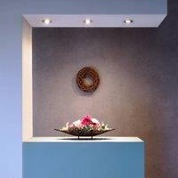 Deko-Light Pivotable aluminium recessed light, matt aluminium