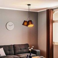 Duolla Twiggy pendant light, 3-bulb, black