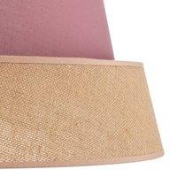 Duolla Galaxy Soft Nature pendant light, pink/brown