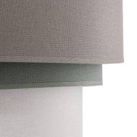 Duolla Euluna Trio hanging light beige/aquamarine/cru 45cm