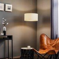 Duolla Essex pendant light, textured fabric, gold