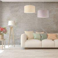 Duolla Bristol pendant light, woven pattern, grey