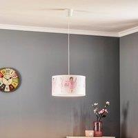 Duolla Print M pendant light with ballerinas