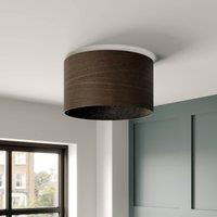 Envostar Veneer ceiling light smoked oak 40cm