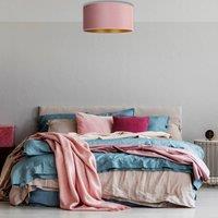Duolla Ceiling lamp Golden Roller 60cm light pink/gold