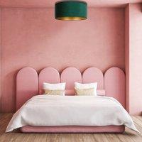 Duolla Ceiling lamp Golden Roller 60cm dark green/gold