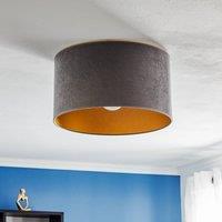 Duolla Ceiling lamp Golden Roller 40cm grey/gold