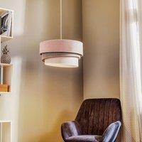 Duolla Pendant light Pastel Trio pink/grey/light grey