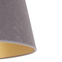 Duolla Lampshade Cone Height 18 cm, grey/gold