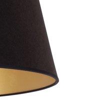 Duolla Lampshade Cone Height 25.5 cm, black/gold