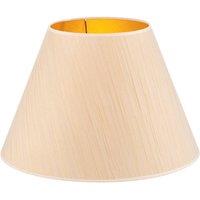 Duolla Sofia lampshade, height 31 cm, white/gold striped