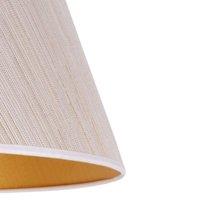 Duolla Sofia lampshade, height 21 cm, white/gold striped