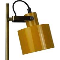 Dyberg Larsen Ocean table curry/brass/turquoise