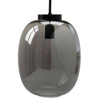 Dyberg Larsen DL39 pendant 25cm smoky grey/black